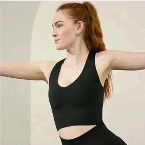 Athleta Aurora Seamless Cropped Ribbed Tank